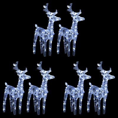 Christmas deer, 6 pcs.,...