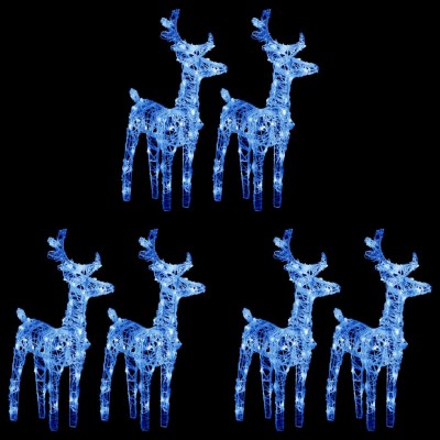 Christmas deer, 6 pcs.,...