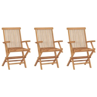 Folding garden chairs, 3...