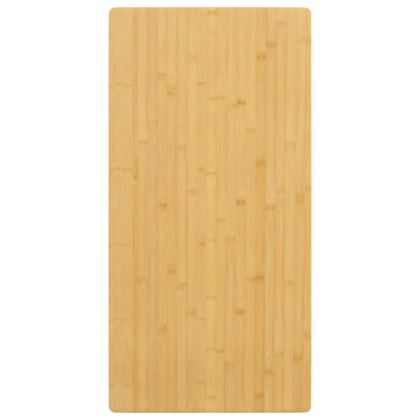 Table top, 50x100x4 cm, bamboo