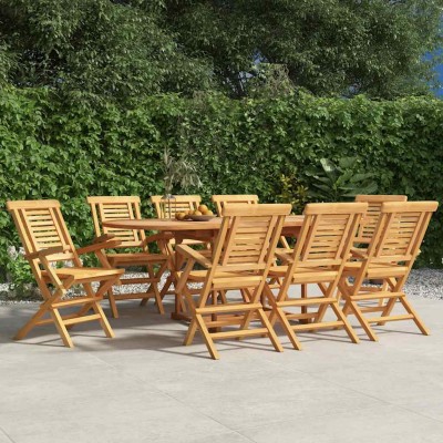 Folding garden chairs, 8...