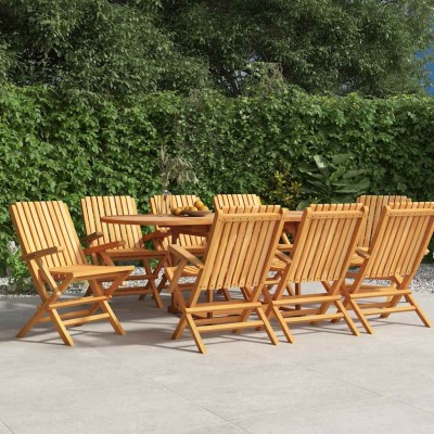 Folding garden chairs, 8...