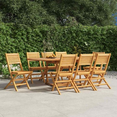 Folding garden chairs, 8...