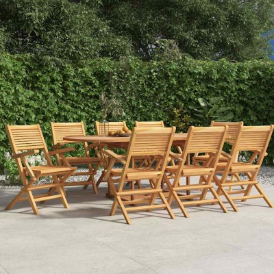 Folding garden chairs, 8...