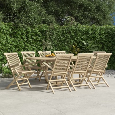 Folding garden chairs, 8...