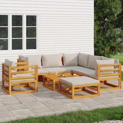 Garden set with gray...