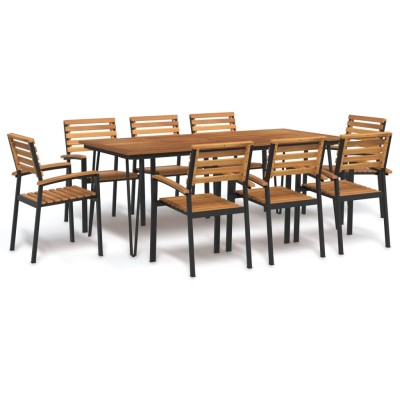 Garden dining set, 9...