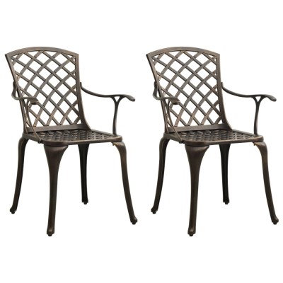 Garden chairs, 2 pcs.,...
