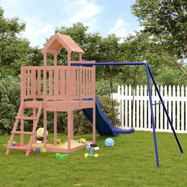 Outdoor playground set, solid Douglas fir