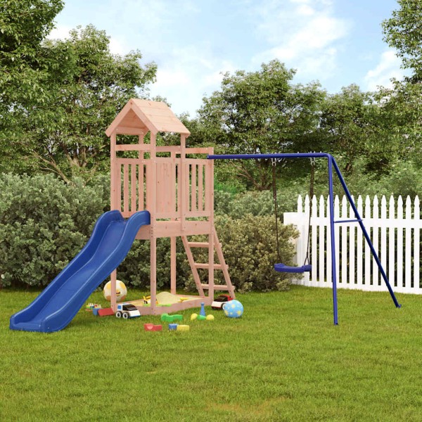 Outdoor playground set, solid Douglas fir