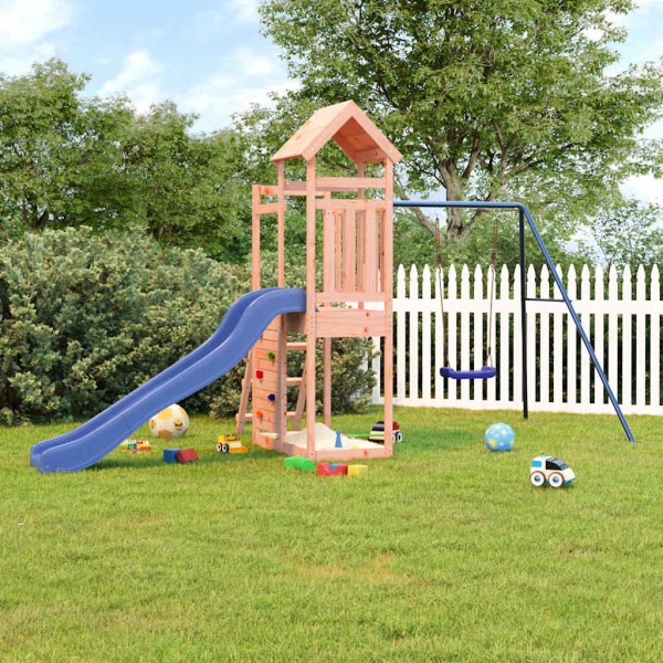 Outdoor playground set, solid Douglas fir