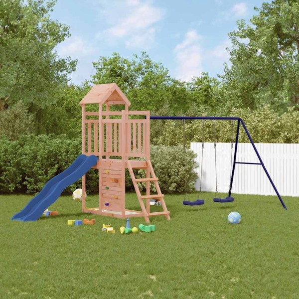 Outdoor playground set, solid Douglas fir