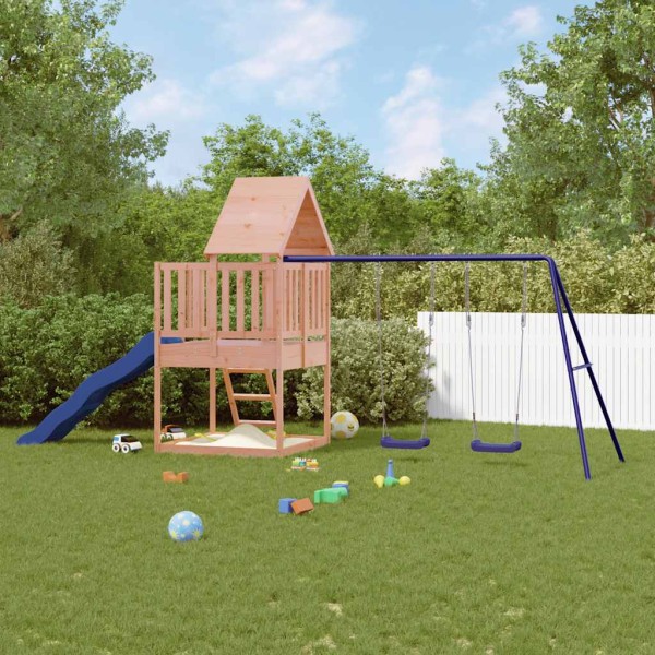 Outdoor playground set, solid Douglas fir