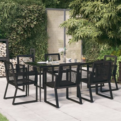 Garden dining set, 7...