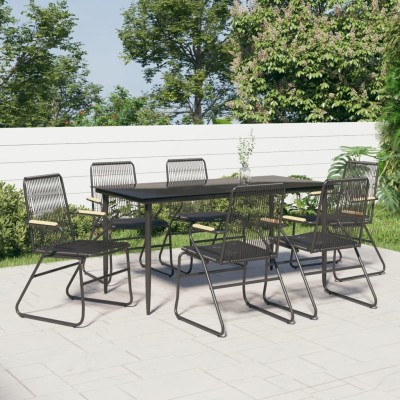 Garden dining set, 7...