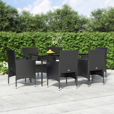 Garden set with cushions, 7...