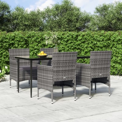 Garden set with cushions, 5...