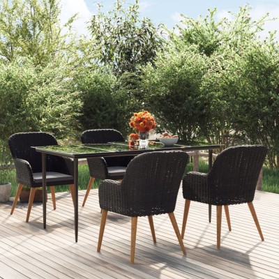 Garden dining set with...