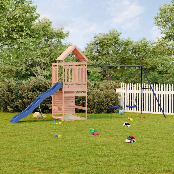 Outdoor playground set, solid Douglas fir
