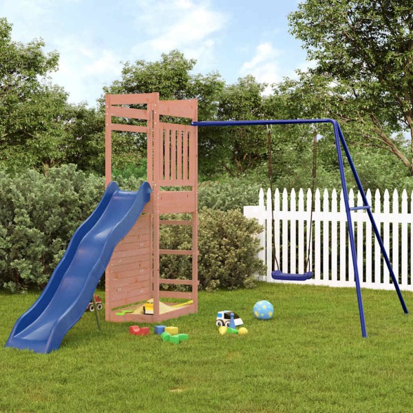 Outdoor playground set, solid Douglas fir