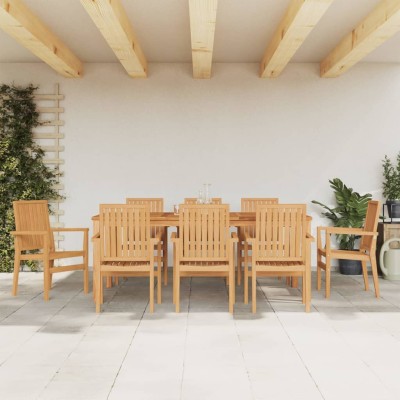 Folding garden chairs, 8...