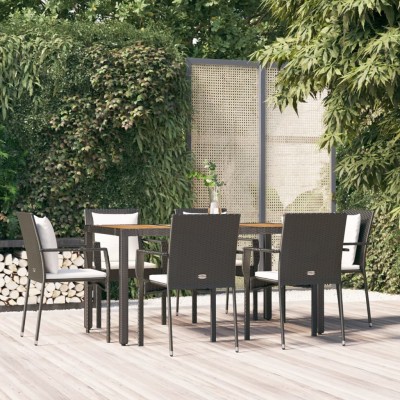 Garden set with cushions, 7...