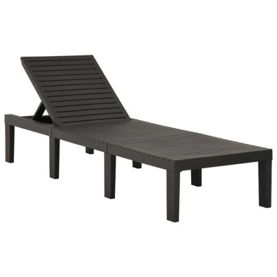 Sun lounger, anthracite...