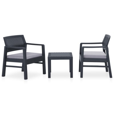 Garden set with cushions, 3...