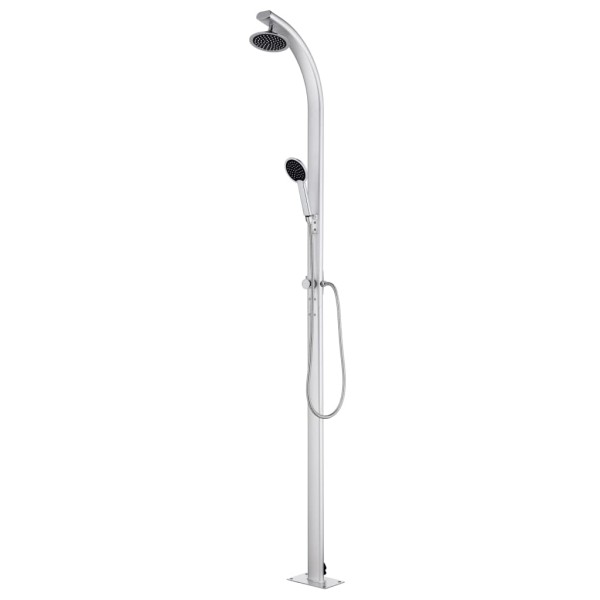 Garden shower, 215 cm, aluminum