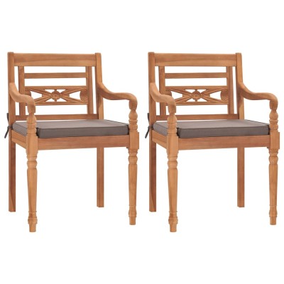 Batavia chairs with dark...