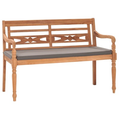 Batavia bench with dark...