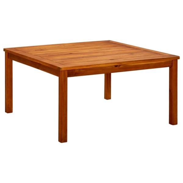 Garden coffee table, 85x85x45cm, solid acacia wood