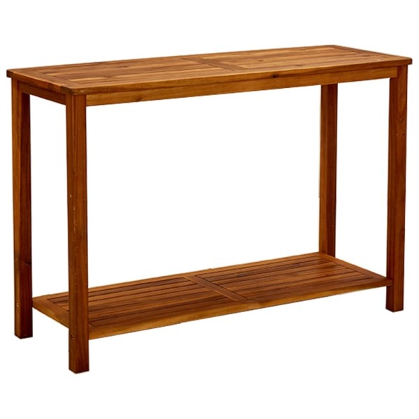 Cantilever garden table, 110x40x75cm, solid acacia