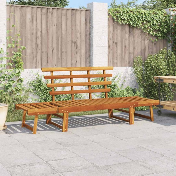 Garden bench, 190 cm, solid acacia wood, 2-1
