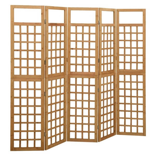 Room divider/trellis, 5 parts, 201.5x180cm, spruce