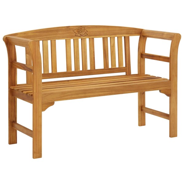 Garden bench, 114 cm, solid acacia wood