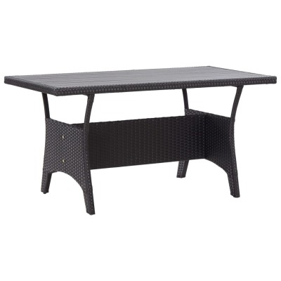 Garden table, black,...