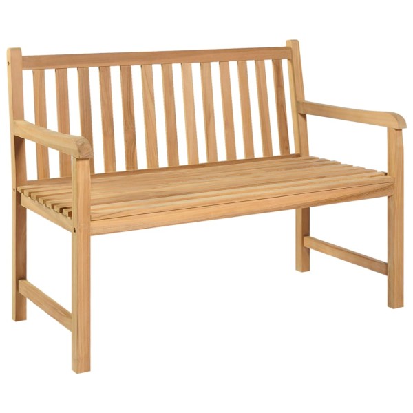 Garden bench, 114 cm, solid teak wood