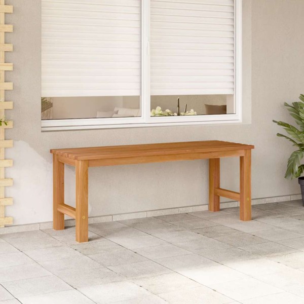 Garden bench, 114 cm, solid teak wood