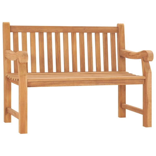 Garden bench, 114 cm, solid teak wood