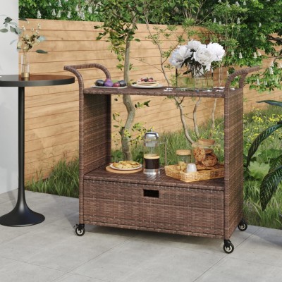 Bar cart with drawer,...