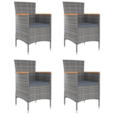 Garden dining chairs, 4...