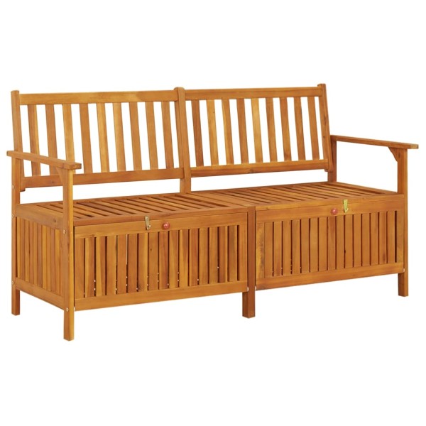 Bench-storage box, 148cm, solid acacia wood
