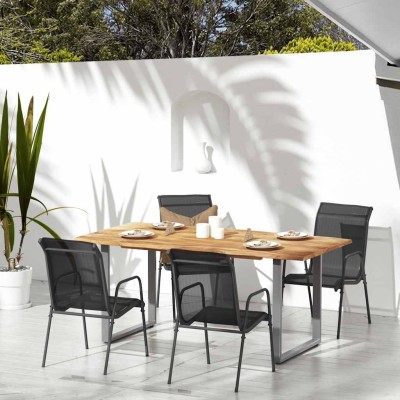 Garden chairs, 4 pcs.,...
