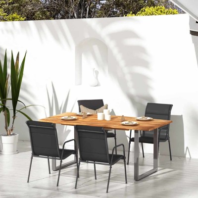 Garden chairs, 4 pcs.,...