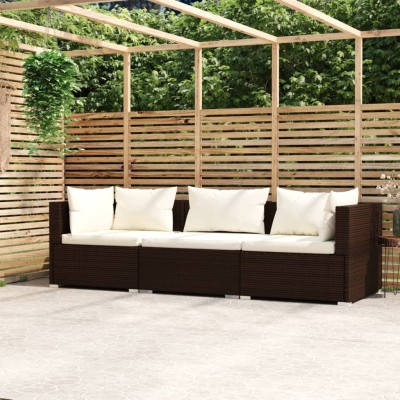 Three-seater sofa with...