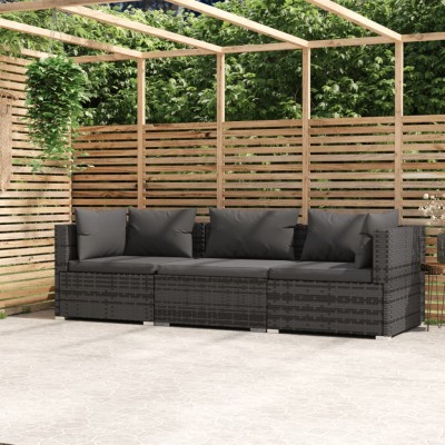 Three-seater sofa with...