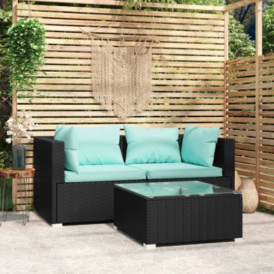 Garden set with cushions, 3...