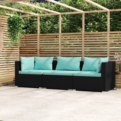 Three-seater sofa with...