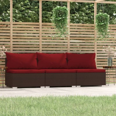 Three-seater sofa with...